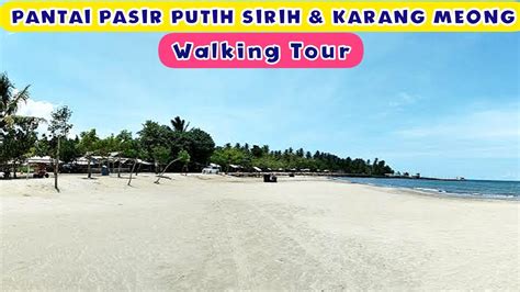 Pantai Anyer Pasir Putih Sirih Karang Meong Youtube