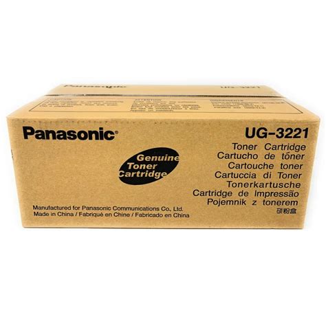 UG 3221 Toner Cartridge Panasonic Genuine OEM Black