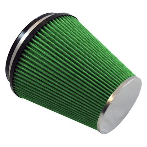 Green Filter® 2382 Round Tapered Green Air Filter With Rubber End Cap