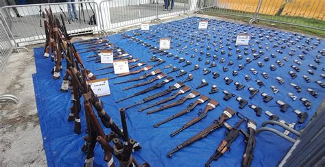 460 armas de fuego fueron destruidas y sacadas de circulación como