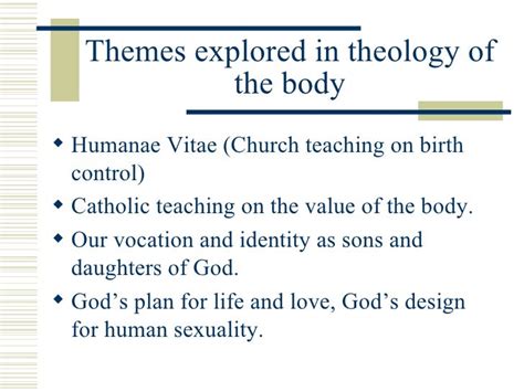 Introduction To Theology Of The Body