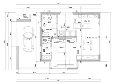 Woningbouw Huyzentruyt Grondplan Plattegrond Huisplattegronden