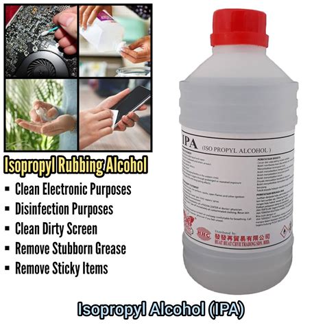 Litre Isopropyl Alcohol Ipa Rubbing Alcohol For Cleaning Printer