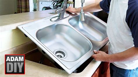 Installing A Stainless Steel Kitchen Sink Things In The Kitchen