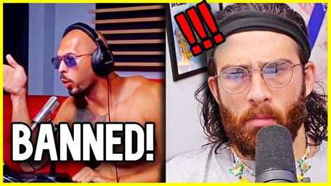 Andrew Tate Banned Hasanabi Reacts Youtube