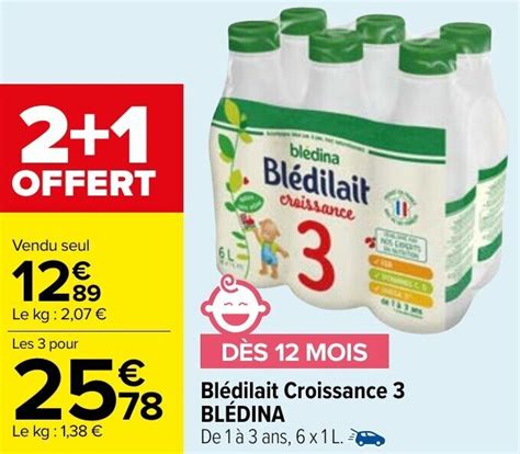 Promo Bl Dilait Croissance Bl Dina Chez Carrefour Market