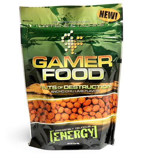 Gamer Food Caffeinated Energy Snacks