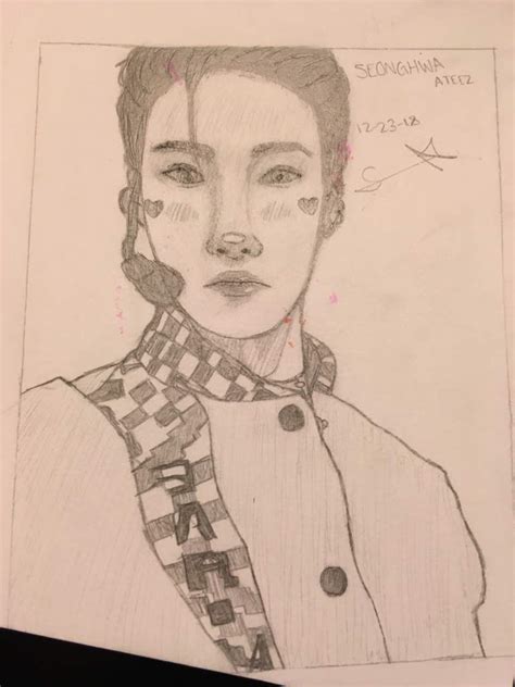 Seonghwa Fanart Lol Ateez 에이티즈 Amino Amino