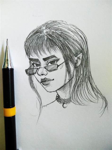 Glasses Drawing Pencil