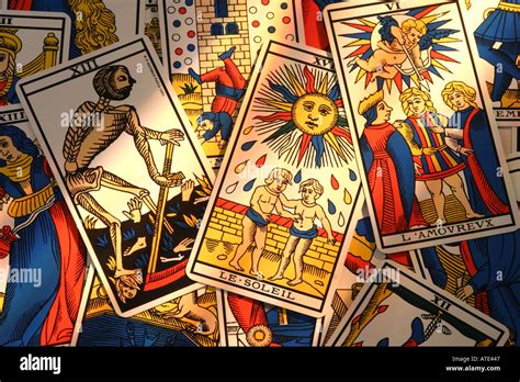 Tarot Cards Stock Photo Alamy