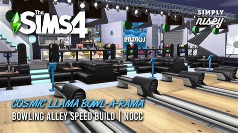 Sims 4 Bowling Alley Speed Build Nocc Simply Nisey Yt Youtube