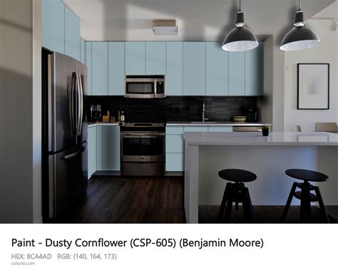 Benjamin Moore Dusty Cornflower CSP 605 Paint Color Codes Similar