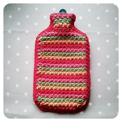 Ravelry Cozy Hot Water Bottle Cover Pattern By Crochet Tea Party