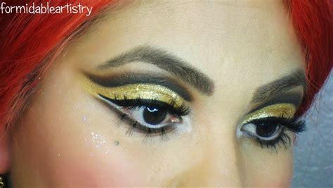 Formidableartistry Folklórico Makeup Tutorial Brown And Gold