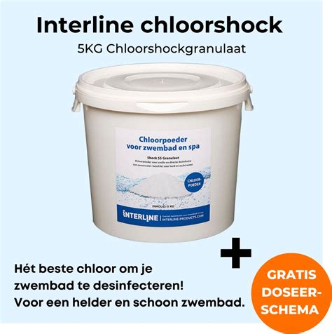 Interline Chloorshock Kg Inclusief Doseerschema Chloorgranulaat