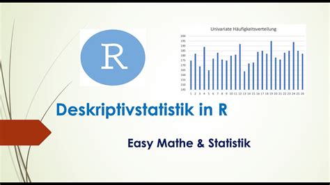 Deskriptive Statistik In R YouTube