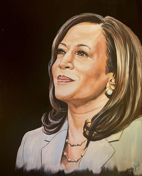 Kamala Harris Painting Jon Lion Fine Art