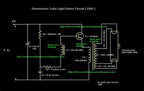 Fluorescent Lighting Circuit Diagram