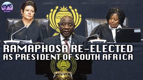 South Africas President Ramaphosa Is Reelected For Second Term After A