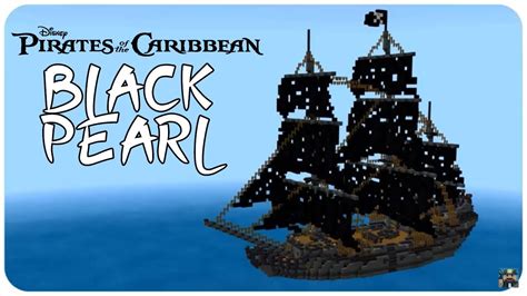 Minecraft Tutorial How To Make An Pirate Ship Part 3 4 Black Pearl