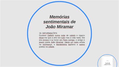 Mem Rias Sentimentais De Jo O Miramar By Rodrigo Araujo