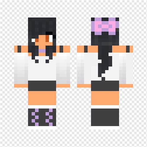 Aphmau Minecraft Skin Hair Pele Minecraft Retângulo Cosméticos