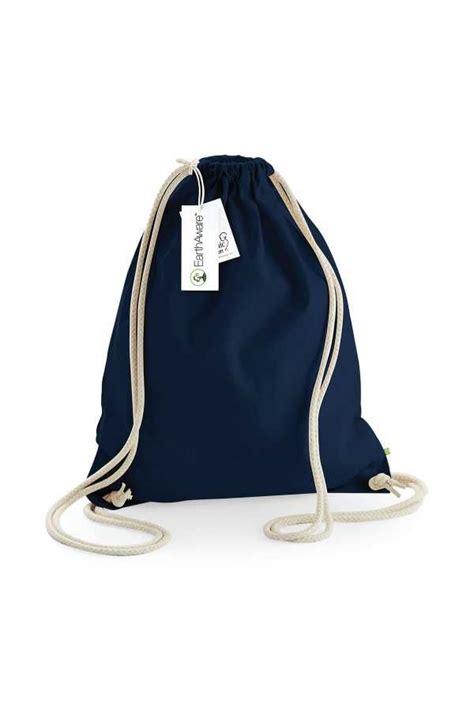 Zaino A Sacca In Cotone Pesante Con Nome Pe Bags Organic Canvas