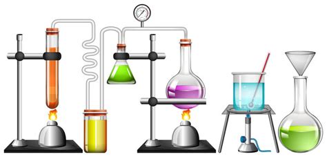 Cartoon Science Equipment