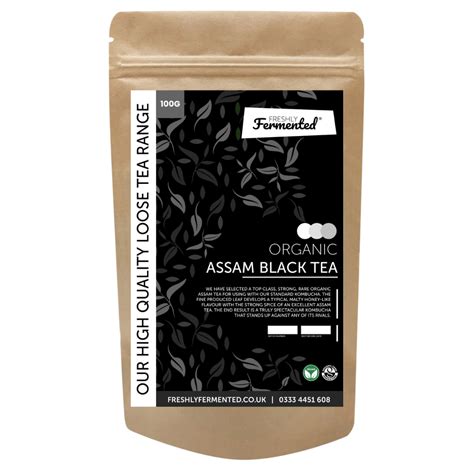 Organic Assam Black Tea 100g Freshly Fermented