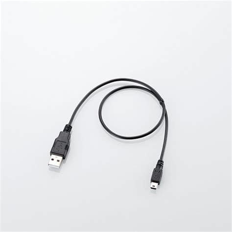 エコusb20ケーブルmini Bタイプ U2c Jm05bk