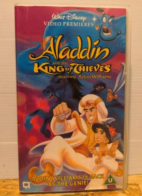 CLASSIC DISNEY VHS Aladdin And The King Of Thieves 1997 Video Tape