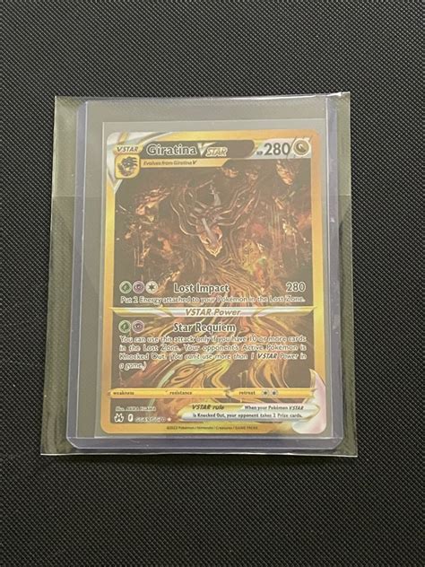 Pokemon Tcg Crown Zenith Giratina Vstar Secret Rare Gg Gg Hobbies