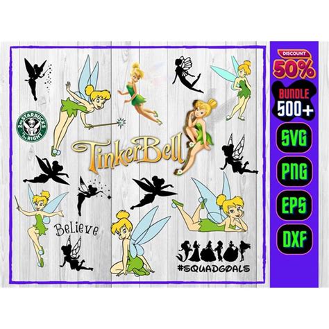 Tinkerbell Svg Bundletinkerbell Svgtinkerbell Pngtinkerbe Inspire Uplift