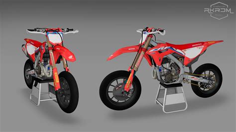 2021 Honda CRF450 Supermoto Add On LODs GTA5 Mods