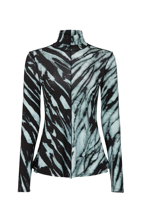 Spiral Tie Dye Turtleneck Top By Proenza Schouler White Label For 65