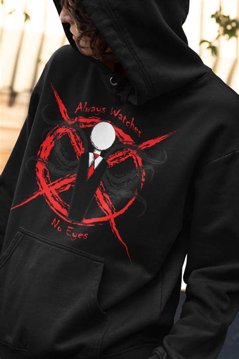 Creepypasta Hoodie Jeff the Killer Hoodie Slenderman | Etsy