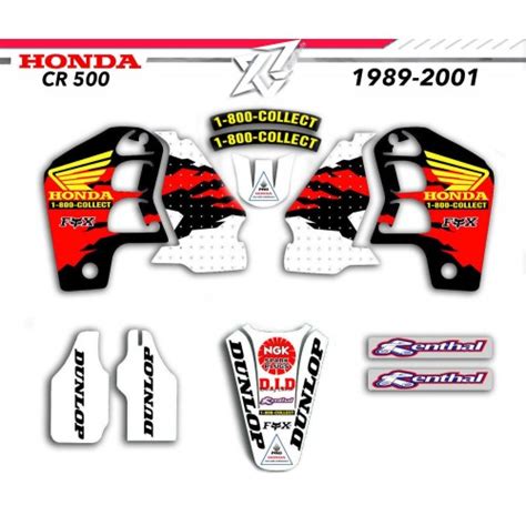 Decografix Vous Propose Un KIT DECO Pour Motocross HONDA CR500 Jeremy