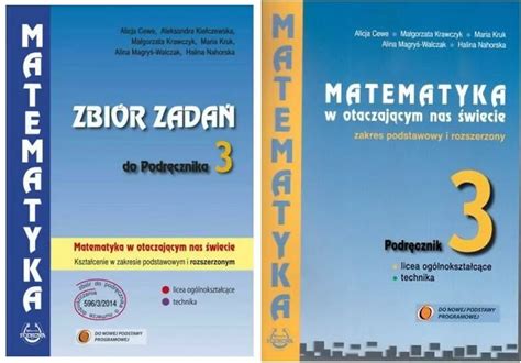 Pakiet Matematyka W Otaczaj Cym Nas Wiecie Podr Cznik Zbi R