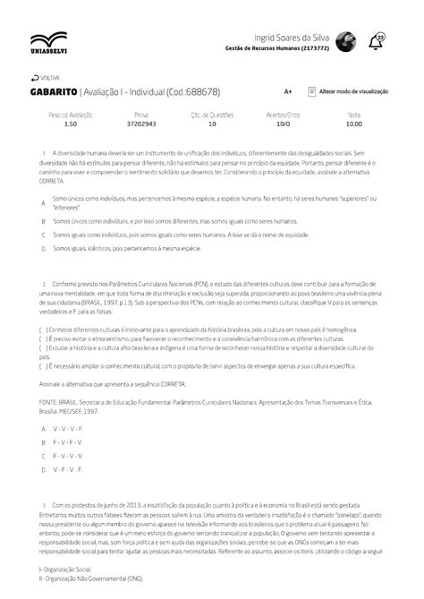 T Picos Especiais Te Avalia O I Individual T Picos Especiais