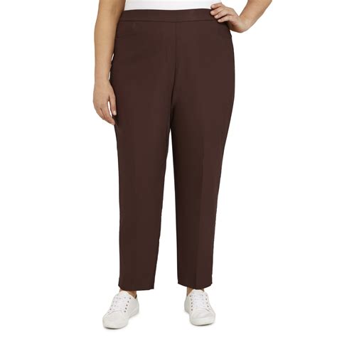 Alfred Dunner Womens Plus Size Classic Allure Fit Proportioned Pant