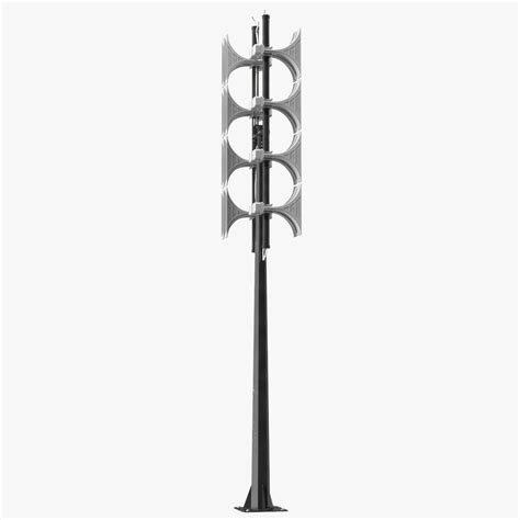 Telegrafia Pavian Electronic Outdoor Siren Double 3d Model 34 3ds