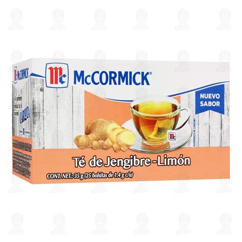 Sint Tico Foto Te De Jengibre Con Limon Mccormick Lleno