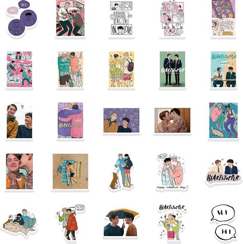 Heartstopper Stickers Pcs Hot Tv Series Heartstopper Stickers Packs