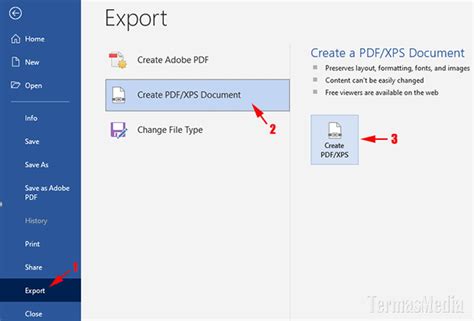 Cara Mengubah Atau Mengkonversi Dokumen Microsoft Word Ke Pdf