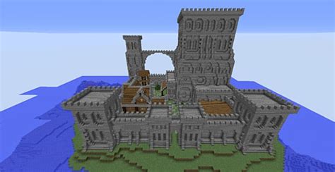 Top 9 Minecraft Seeds with Castles (Using Map Downloads) | Slide 2