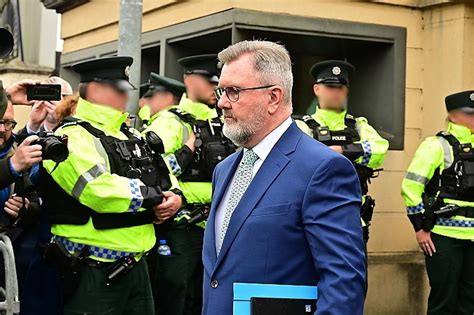 Jeffrey Donaldson Court Case Ex Dup Leader And Wife Eleanor To