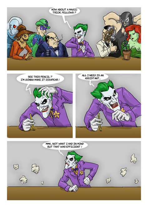 Joker's magic trick by Beb156 on DeviantArt