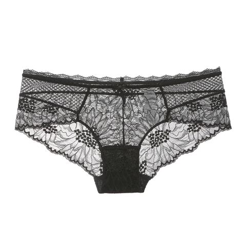 Luxury Underwear Women Lace Sexy Panties Elegant Soft Woman Breifs Middle Waist Lingerie