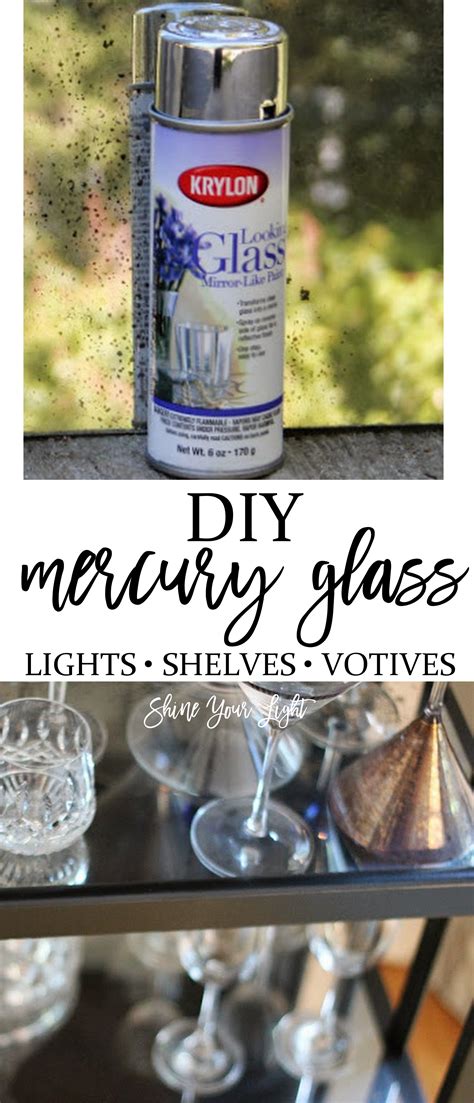 Diy Mercury Glass Tutorial Mercury Glass Diy Mercury Glass Mercury