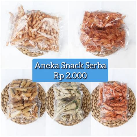 ANEKA SNACK SERBA 2000 Makanan Ringan Jajanan Cemilan Camilan Lazada